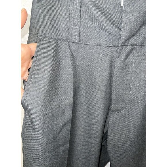 RE/DONE 50’s Straight Leg Grey Trouser Pant Size 26 Made Italy New NWTS Cuffed G - Picture 7 of 13